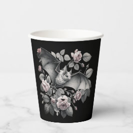 Flying Bat Halloween Papieren Bekers