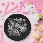 Flying Bat Halloween Papieren Bordje (Feest)