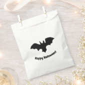 Flying Bat on white Bedankzakje (Geknipt)