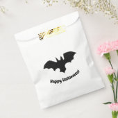 Flying Bat on white Bedankzakje (Gezegeld)