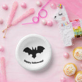 Flying Bat on white Paper Bowls Papieren Kommen (Feest)