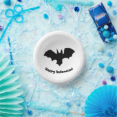 Flying Bat on white Paper Bowls Papieren Kommen (Feest)