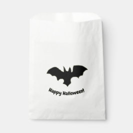 Flying Bat on yellow favor bag Bedankzakje
