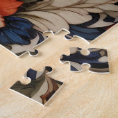 Flying Bat William Morris Inspired Floral Legpuzzel (Zijkant)
