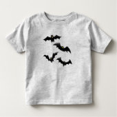 Flying Bats Halloween Kinder Shirts (Voorkant)