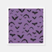 Flying bats on purple servet (Voorkant)