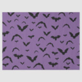 Flying Bats on Purple Tissue Paper Tissuepapier (Voorkant)