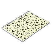 Flying Bats on Yellow Notitieboek (Linkerzijde)