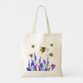 Flying Bees Canvas tas (Achterkant)