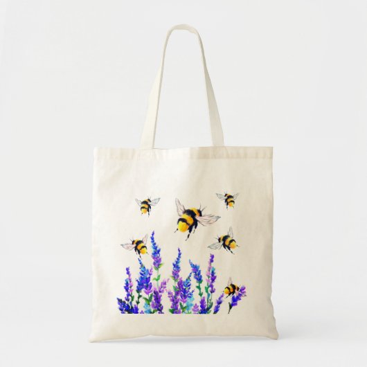Flying Bees Canvas tas (Voorkant)