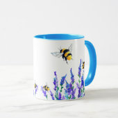 Flying Bees Coffee Mok (Voorkant rechts)