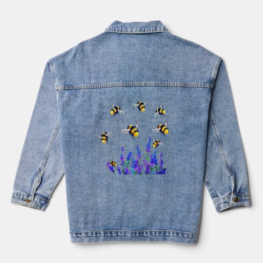 Flying Bees Denim Jacket (Achterkant)