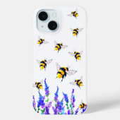 Flying Bees iPhone Case (Achterkant)