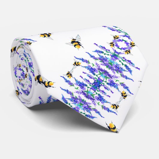 Flying Bees Stropdas (Opgerold)