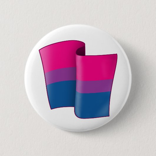 Flying Bi Pride Ronde Button (Voorkant)