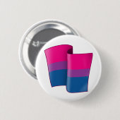 Flying Bi Pride Ronde Button (Voorkant /achterkant)