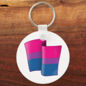 Flying Bi Pride Sleutelhanger (Voorkant)
