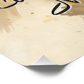 Flying Bird Art – Motivatie offerte toevoegen Perfect Poster (Hoek)