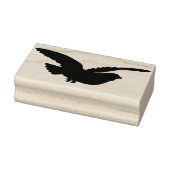 Flying Bird Silhouette Rubber Art Stamp Rubberstempel (Stempel)