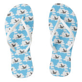 Flying Bird Silhouette Teenslippers (Voetbed)