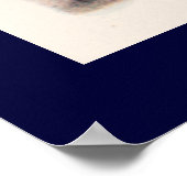 Flying Bird With Flowers Poster (Hoek)