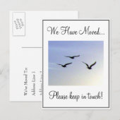 Flying Birds Adreswijziging Briefkaart (Voorkant / Achterkant)