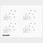 Flying Birds Silhouette Sticker (Vel)