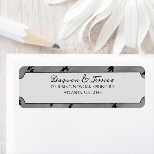 Flying Black Birds Gothic Etiket (Insitu)