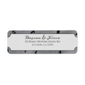 Flying Black Birds Gothic Etiket (Voorkant)