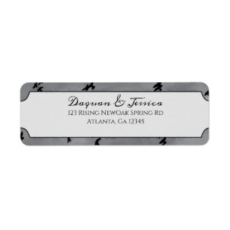 Flying Black Birds Gothic Etiket