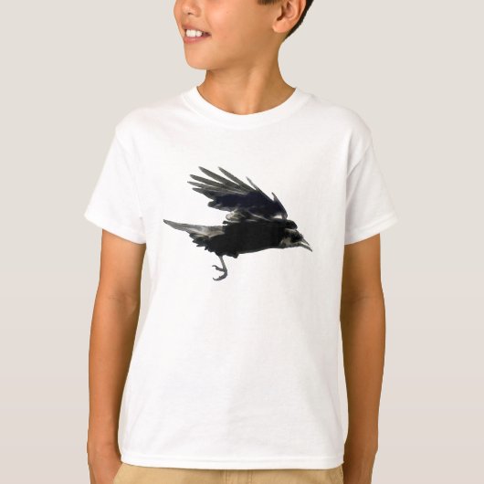 Flying Black CROW Art Mode Shirt (Voorkant)