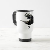 Flying Black Crow Koffie Mok (Voorkant links)