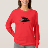 FLYING BLACK CROW Raven-lovers T-shirt (Voorkant)