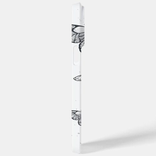 Flying Black en Red Morpho Vlinders Case-Mate iPhone Case (Achterkant / Rechts)