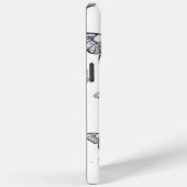 Flying Black en Red Morpho Vlinders Case-Mate iPhone Case (Achterkant / Rechts)