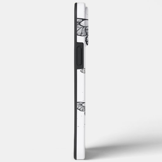 Flying Black en Red Morpho Vlinders Case-Mate iPhone Case (Achterkant / Rechts)