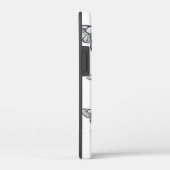 Flying Black en Red Morpho Vlinders Case-Mate iPhone Case (Achterkant / Rechts)