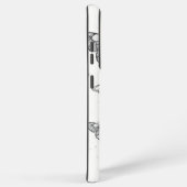 Flying Black en Red Morpho Vlinders Samsung Galaxy Hoesje (Rechterkant)