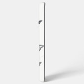 Flying Black en Red Morpho Vlinders Samsung Galaxy Hoesje (Linkerkant)