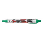 Flying Black en Red Morpho Vlinders Zwarte Inkt Pen (Bodem)