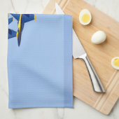 Flying Blue Angel Theedoek (Quarter Fold)