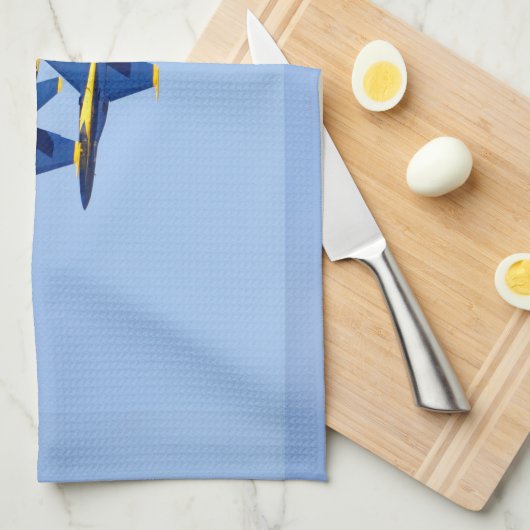 Flying Blue Angel Theedoek (Quarter Fold)