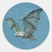 Flying Blue Bat Relief Stickers (Voorkant)