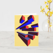 Flying Boxes Note Kaart (Gele Bloem)