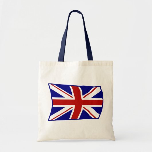 Flying British Union Jack Tote Bag (Voorkant)
