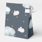 Flying Bunny Star & Cloud Baby shower geschenkdoos Bedankdoosjes (Achterkant)