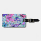 Flying Butterflies Bagagelabel (Voorkant horizontaal)