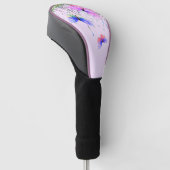 Flying Butterflies Golf Head Hoesje Golfheadcover (Schuin)