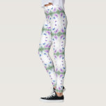 Flying Butterflies Leggings<br><div class="desc">Leggings met Spring Joy Kleurrijke Vlinders Vliegen in Natuur Waterverf Schilderen Vlinder en Bloemen - Kies / Voeg je favoriete tekst / kleur - Maak je eigen cadeau - Formaat wijzigen en verplaatsen of verwijderen en toevoegen met aanpassingstool! - Tekenen en ontwerpen door MIGNED. Je kunt mijn design ook overzetten...</div>