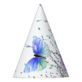 Flying Butterflies Paper Party Pet Feesthoedjes (Voorkant)
